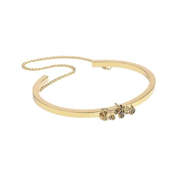 COACH Brass Bangles Women's Gold