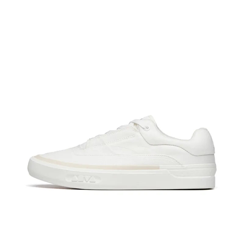 Anta Ao Li Slip Resistant, Abrasion Resistant, Lightweight Low Top Skateboard Shoes Men's White-0