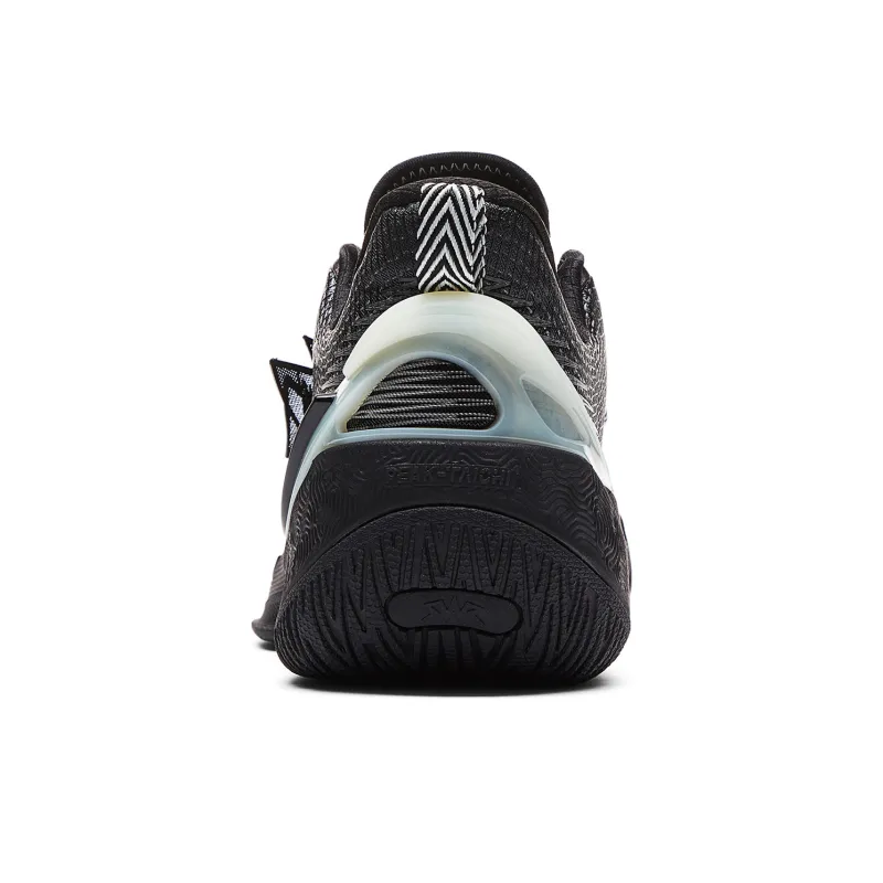PEAK Phantom Foal 2.0 Basketball Shoes Men Low Top Black Heather Gray-4