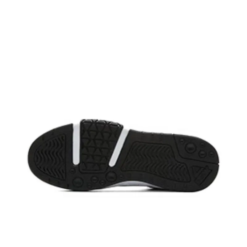 PEAK Star Stone Padded Shoes Cushioned Wear Resistant Lightweight Mid Top Skateboard Shoes Unisex Black Baymax-5