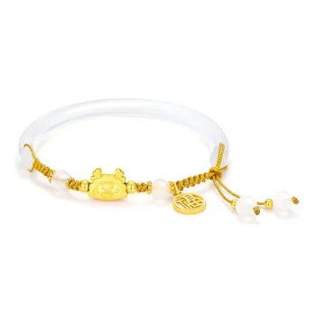 Best Wishes Chalcedony Bangles Unisex