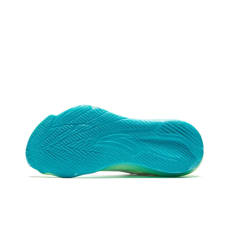 Anta Asphalt Road Fighter 2.0 Cushioning Anti Slip And Wear Resistant Low Top Running Shoes Men's White Green-4