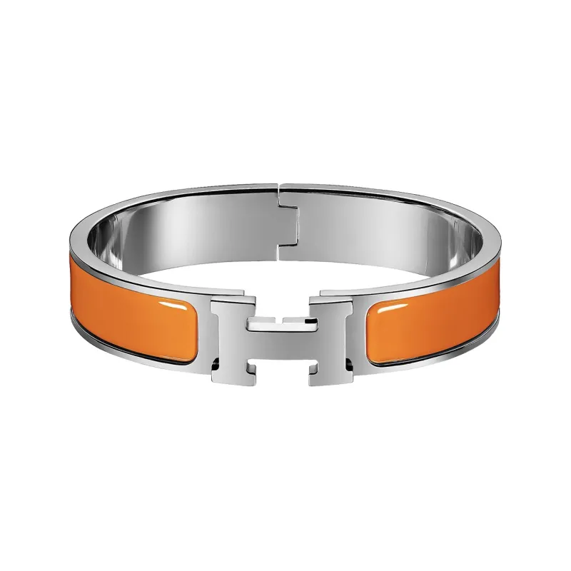 HERMES Clic H Bangles Unisex-0