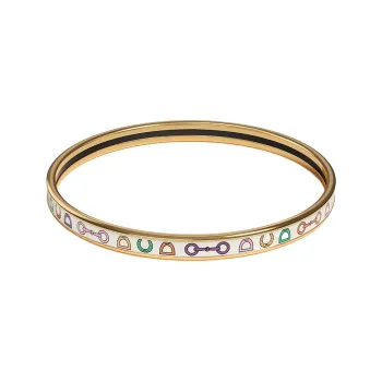 HERMES Bangles Unisex Gold
