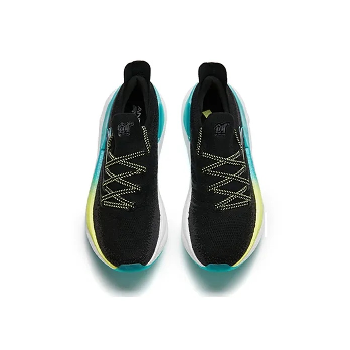 ANTA Chuang 2.0 Pro Running Shoes Men Low Top Black/Yellow/Blue-2