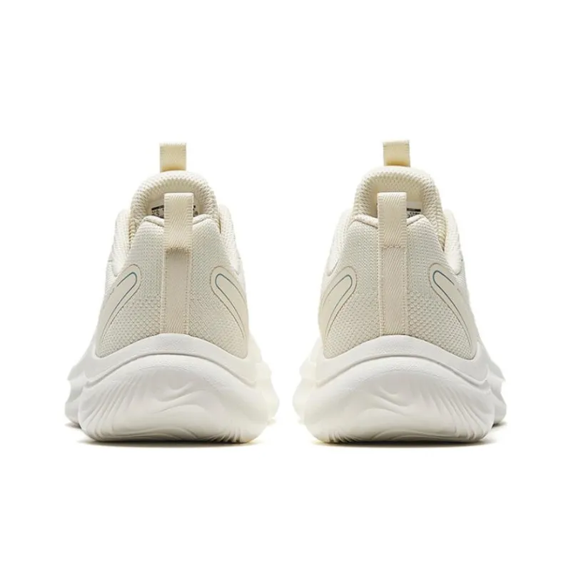 Anta Lingyun Anti Slip Wear Resistant Low Top Running Shoes Women's White Green-3