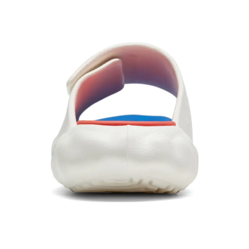PEAK State Pole Cloud Quiet Slide Slippers Women's Ecru Orange Red-4