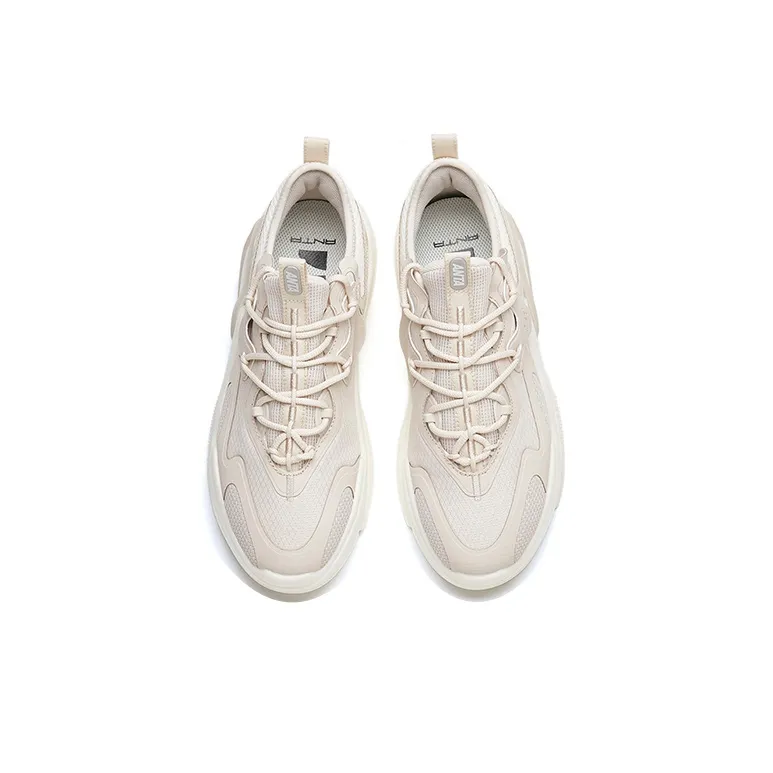 Anta AT91 Low-Top Skateboard Shoes Women's Gray White-2