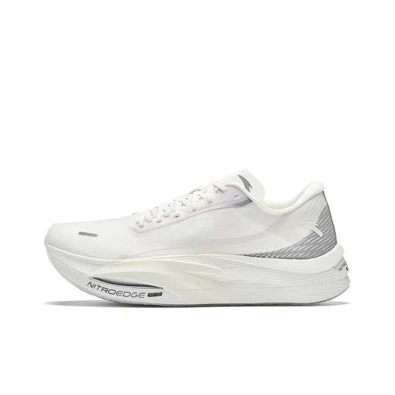 Anta C202 5 GT Cushioning Rebound Low Top Long Distance Running Sprint Running Shoes Men's White-0