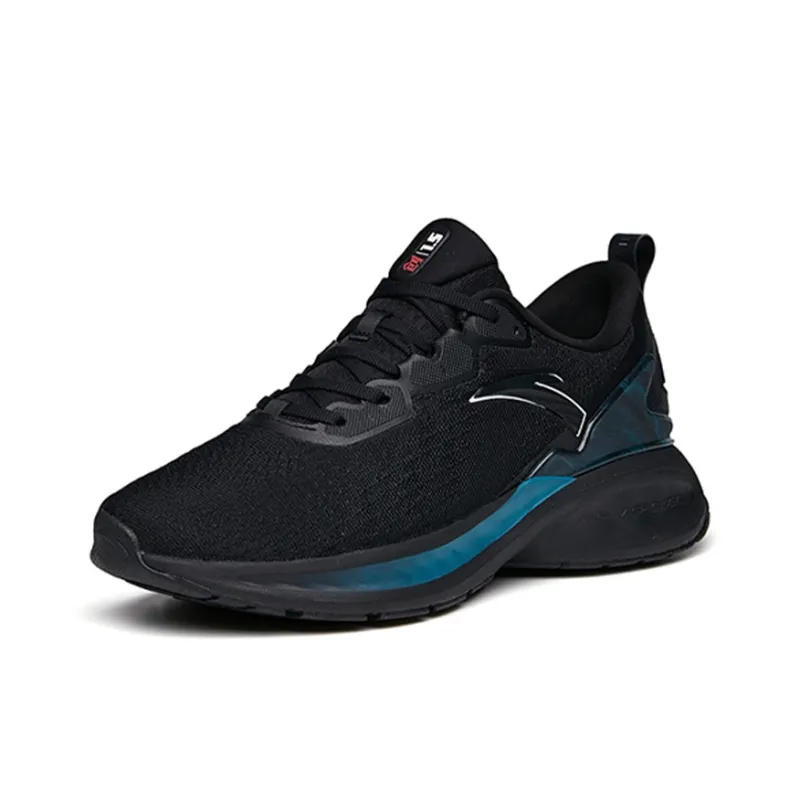 Anta Tron 1.5 Shock Absorbers With Slip Resistant And Abrasion Resistant Properties Low Top Running Shoes Men's Black-2