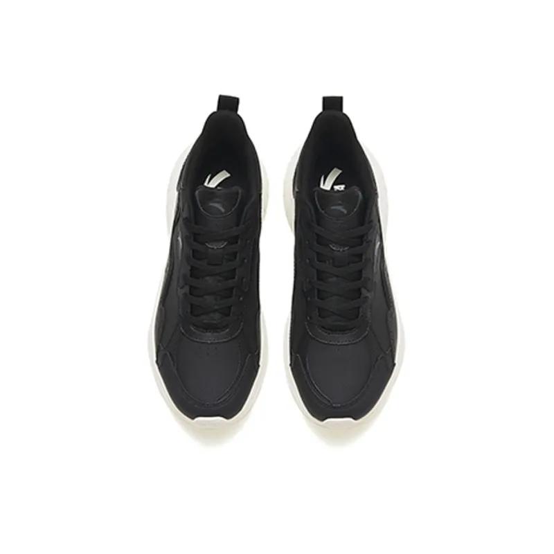 Anta The City Abrasion Resistant, Breathable, Lightweight Low Top Casual Shoes Men's Black-3