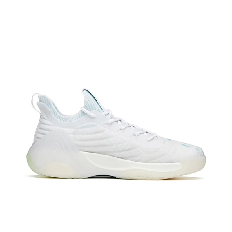 ANTA KT6 Basketball Shoes Men Low Top White/Blue-1