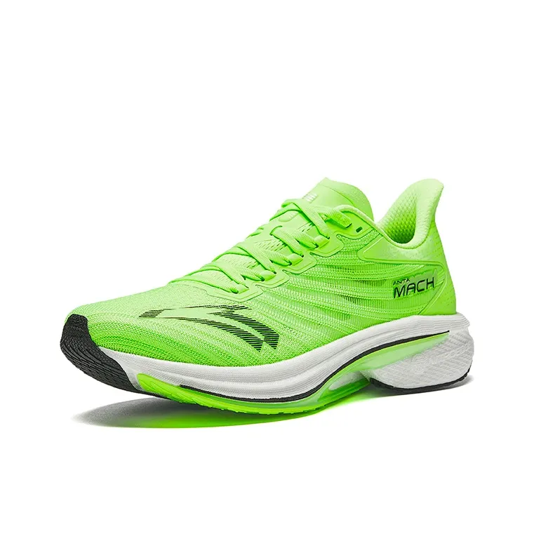 Anta MACH Mach 4.0 Low-Top Nitrogen Technology Running Shoes Men's Digital Green-1