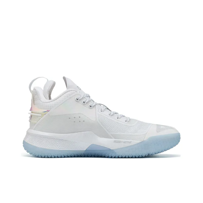 PEAK Flash 4 Power Edition Cushioning Anti-Slip And Wear-Resistant Low-Top Basketball Shoes White-1