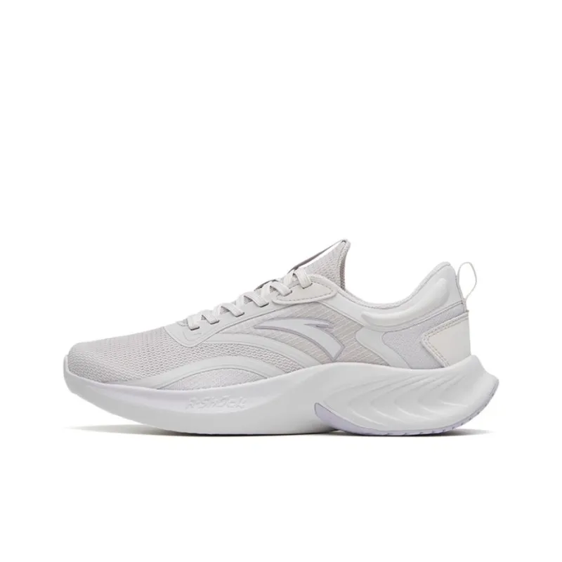 Anta Stinger SE Anti Slip And Wear Resistant Breathable Low Top Running Shoes Women's Gray Purple-0