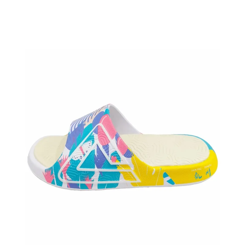 PEAK State Pole Guochuang Slippers Slide Slippers Unisex Ecru-0