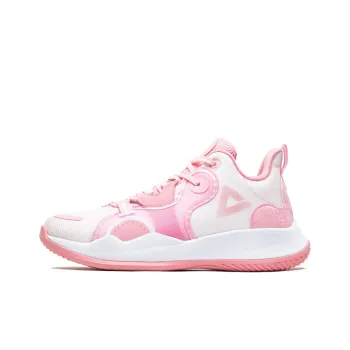PEAK Cavalry 2 Slip Resistant Cushioning Wear Resistant Low Top Basketball Shoes Pink