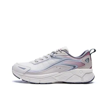 PEAK OG 7000 Vintage Cushioning Breathable Low Top Running Shoes Men's Canvas White