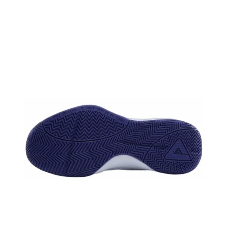 PEAK Wind by wind V1 Basketball Shoes Men Low Top White/Purple-4