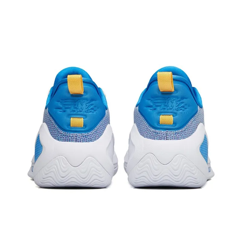 Anta Alien 3 SE Low-Top Basketball Shoes Men's White Blue-4