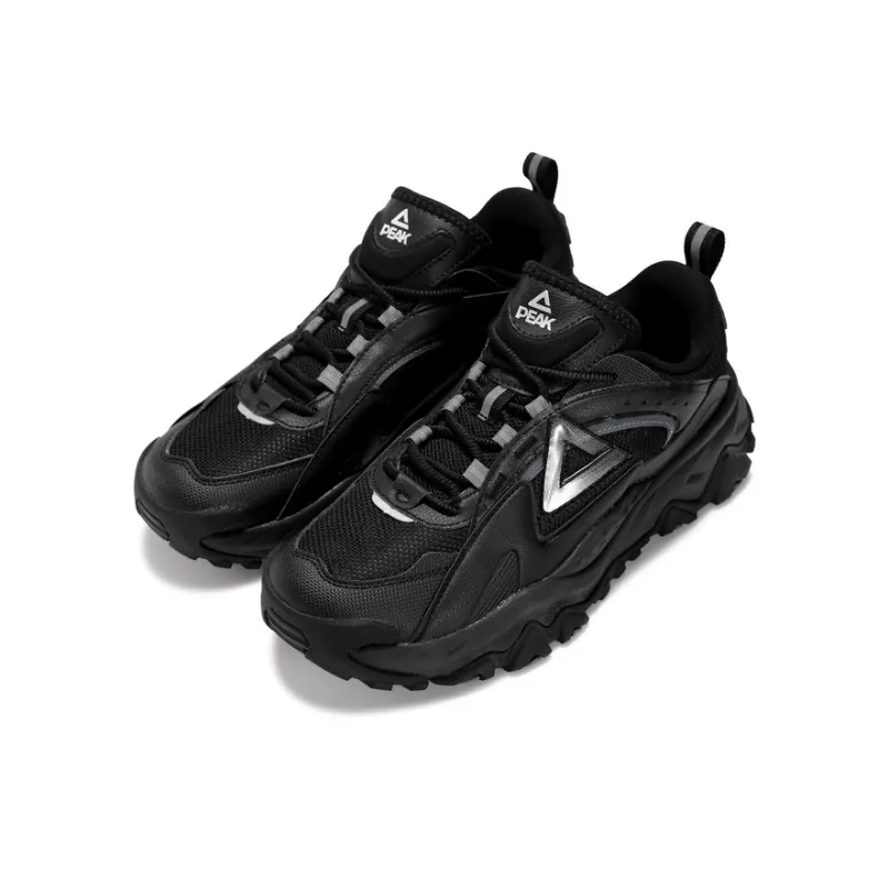 PEAK State Pole Journey 3.0 Wear Resistant Low Top Casual Shoes Unisex Black-2