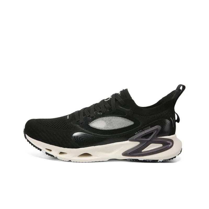 PEAK Pioneer 8 Abrasion Resistant Breathable Low Top Running Shoes Unisex Black-0