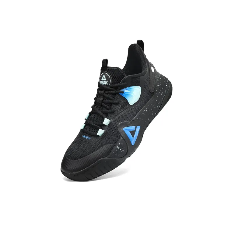 PEAK Sharp Marks Basketball Shoes Men Low Top Blue-7