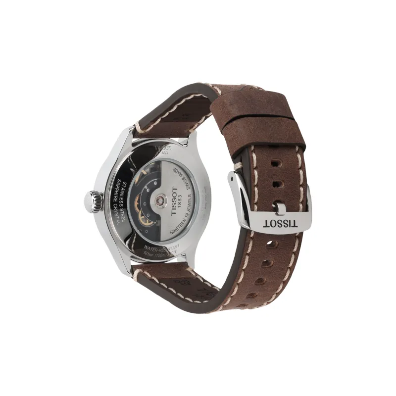 TISSOT Speed Run Series Automatic Mechanical Movement Men's Watches Watch 43mm White Dial Stainless Steel Case-2