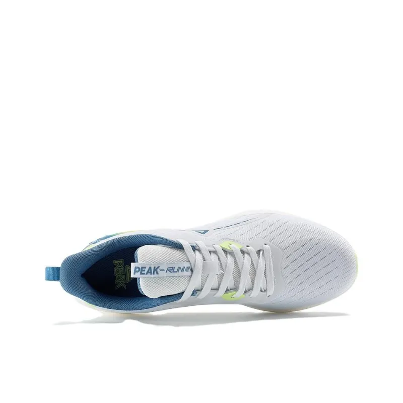 PEAK Qingyi Slip Resistant, Abrasion Resistant, Breathable Low Top Casual Running Shoes Men's Gray Blue Green-1