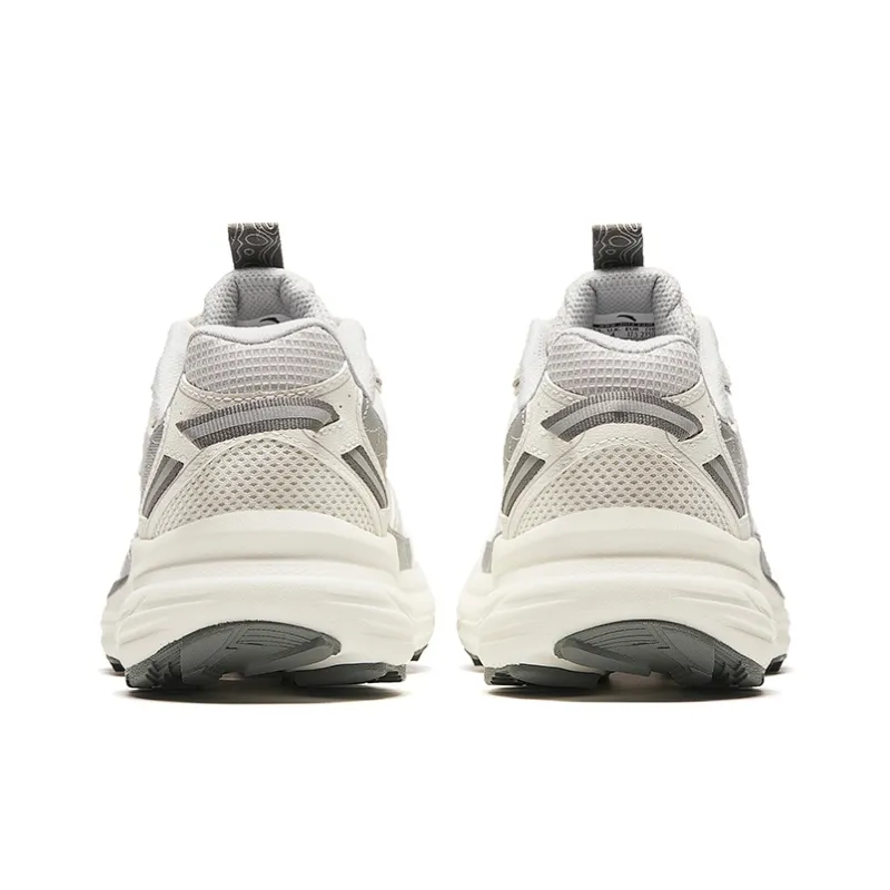 Anta AT957 Cushioning, Wear Resistant Low Top Casual Running Shoes Women's White Gray-3