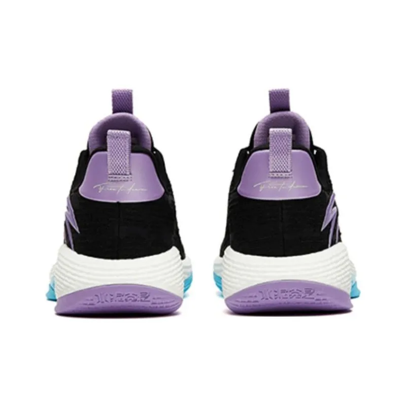 Anta Skyline Team Cushioning Anti-Slip And Wear-Resistant Low-Top Team Performance Basketball Shoes Lotus Purple-3