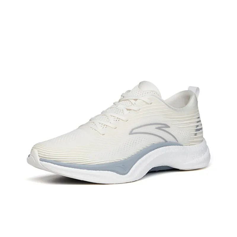 ANTA Four Generations Of Hydrogen Running Running Shoes Men Low Top Ivory White/Gray-2