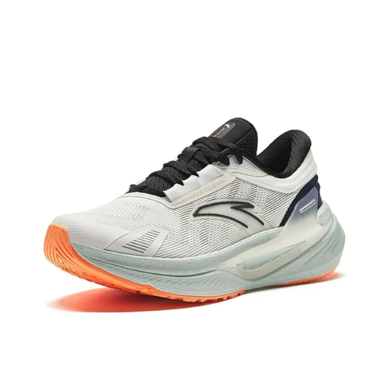 Anta CC Nitrogen Technology Lightweight And Wear resistant Low Top Running Shoes Women's White-1
