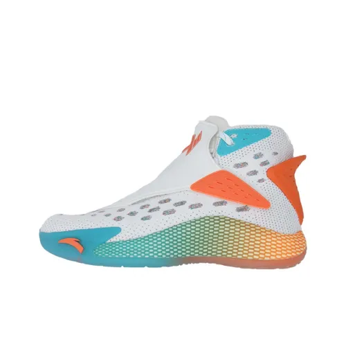 Anta KT5 Klay KT Durable Breathable High Top Basketball Shoes White Multicolor