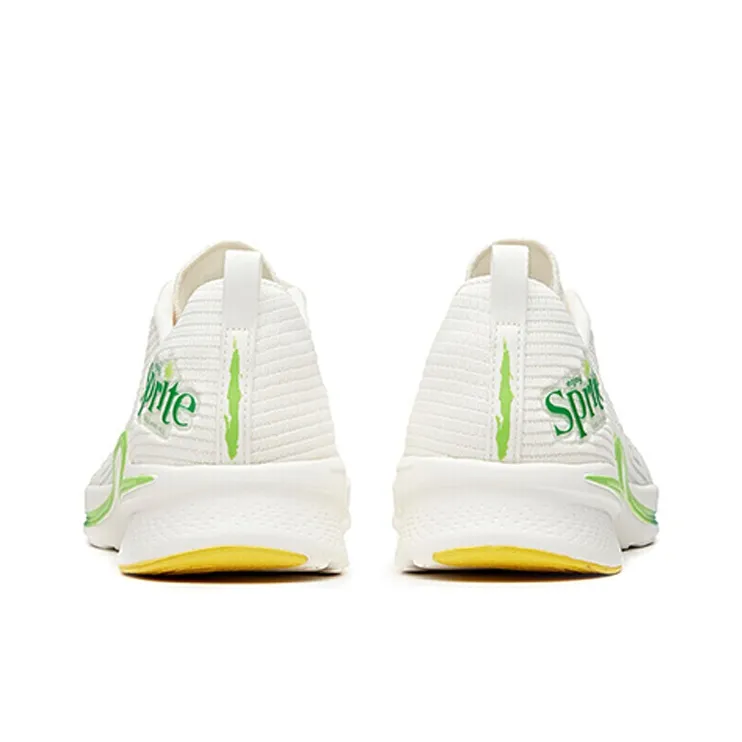 Coca Cola x Anta Hydrogen Run II Anti Slip Wear Resistant Low Top Running Shoes Women's White Green-3