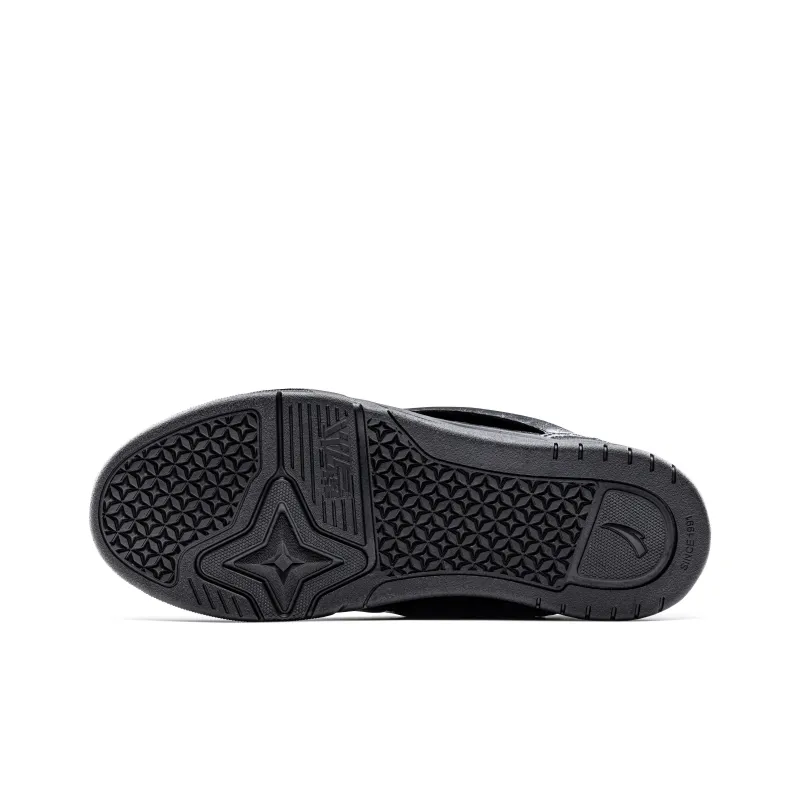 Anta AOJIE Cushioning Wear Resistant Low Top Skateboard Shoes Women's Black-5