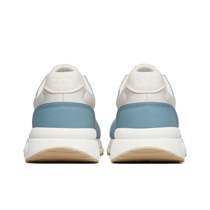 Anta HERITAGE Low-Top Casual Shoes Men's Gray Blue-4