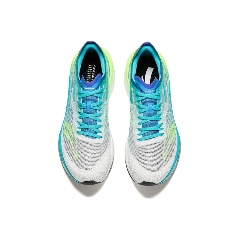Anta Mach 4 Generation PRO Durable Breathable Lightweight Low-Top Running Shoes Men's Papyrus White-2