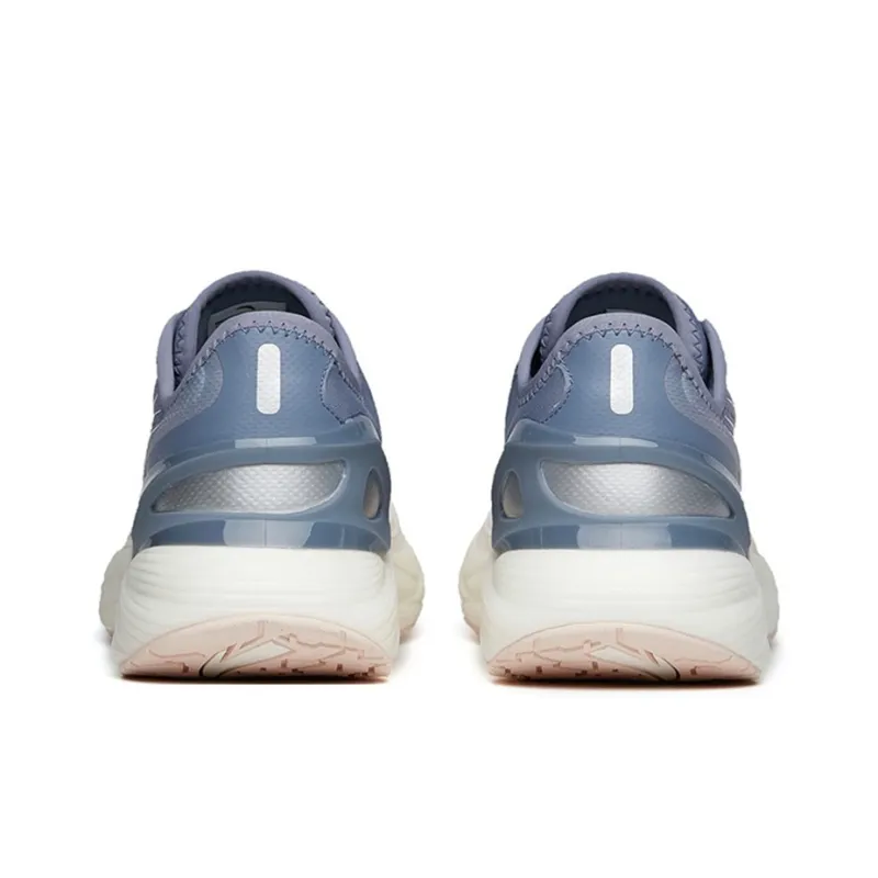 Anta Tron 2.0 Breathable And Wear resistant Low Top Running Shoes Women's White Gray-3