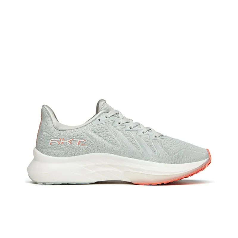 Anta Rocket 3.0 Cushioning Breathable Wear Resistant Slip Resistant Low Top Running Shoes Women's White Gray Green-1