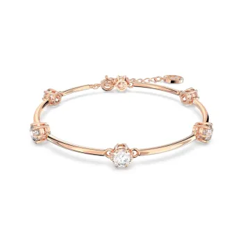 Swarovski Alloy Bangles Women's Rose Gold