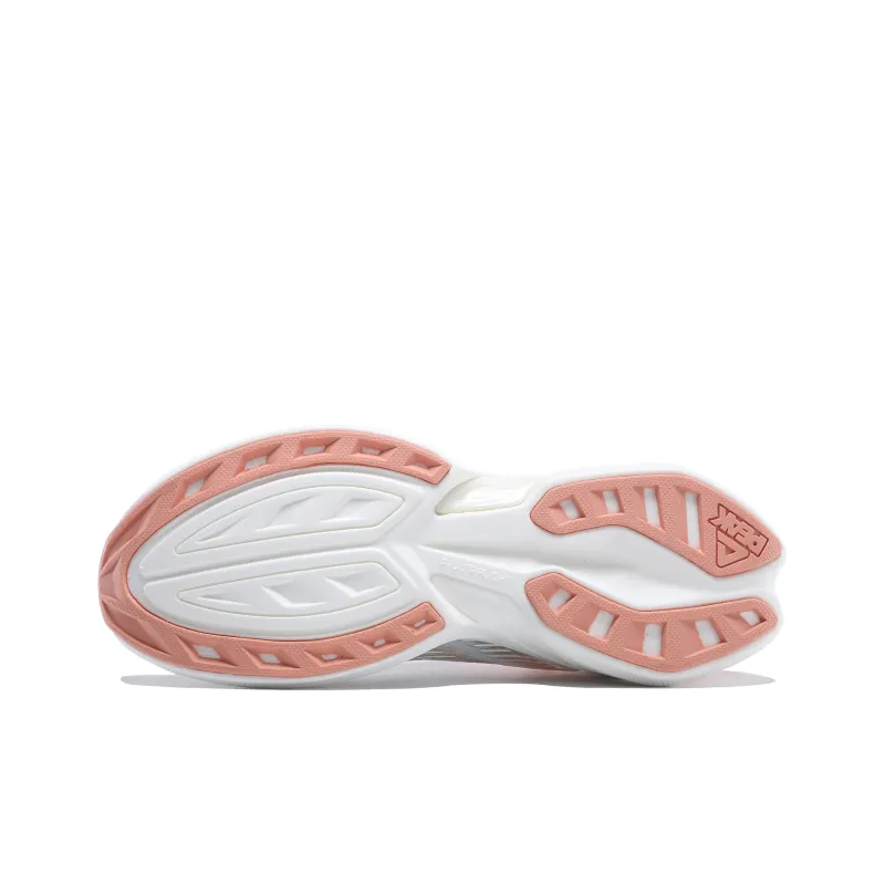PEAK Light Speed 002 PRO Low Top Running Shoes Women's Pink Ecru-5