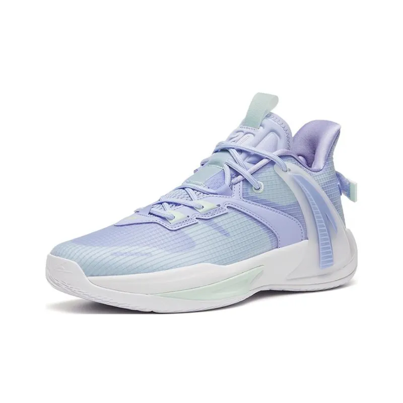 Anta Swoosh 2.0 GH Cushioning Anti-Slip And Wear-Resistant Low-Top Basketball Shoes Turquoise-1