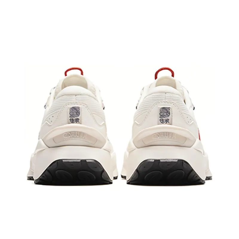 Anta HERITAGE Cushioning, Wear Resistant Low Top Casual Shoes Women's White-3