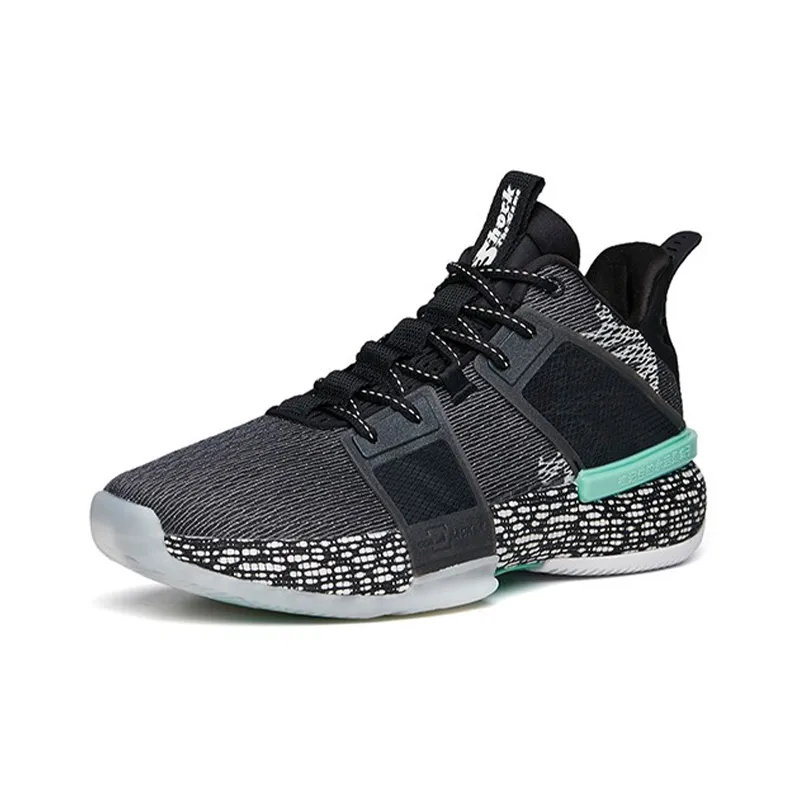 Anta Impact 1 KT Wear Resistant Slip Resistant Low Top Performance Basketball Shoes Men's Black Gray-2