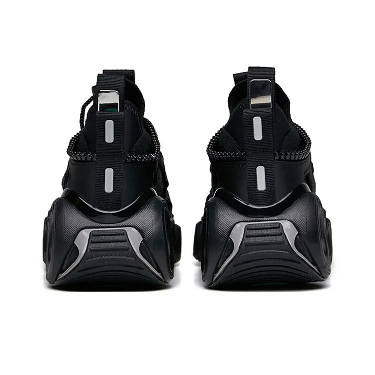 Anta Star Stream Cushioning Anti-Slip And Wear-Resistant Coverage Low-Top Running Shoes Men's Black-3