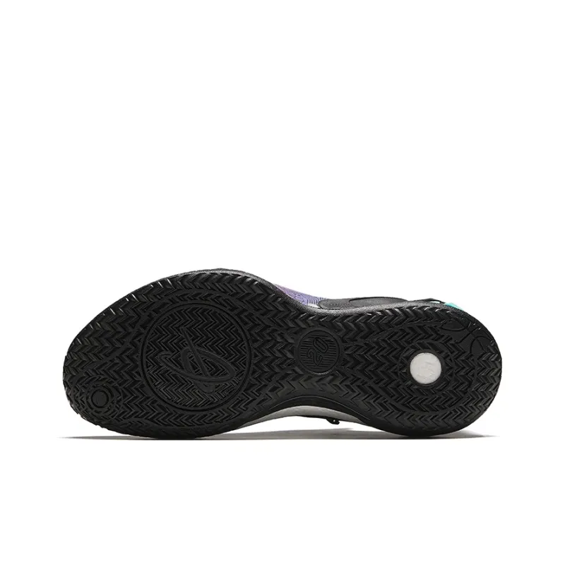 Anta GH4 Esports Cushioning Wear-Resistant Low-Top Basketball Shoes Men's Purple Light-4