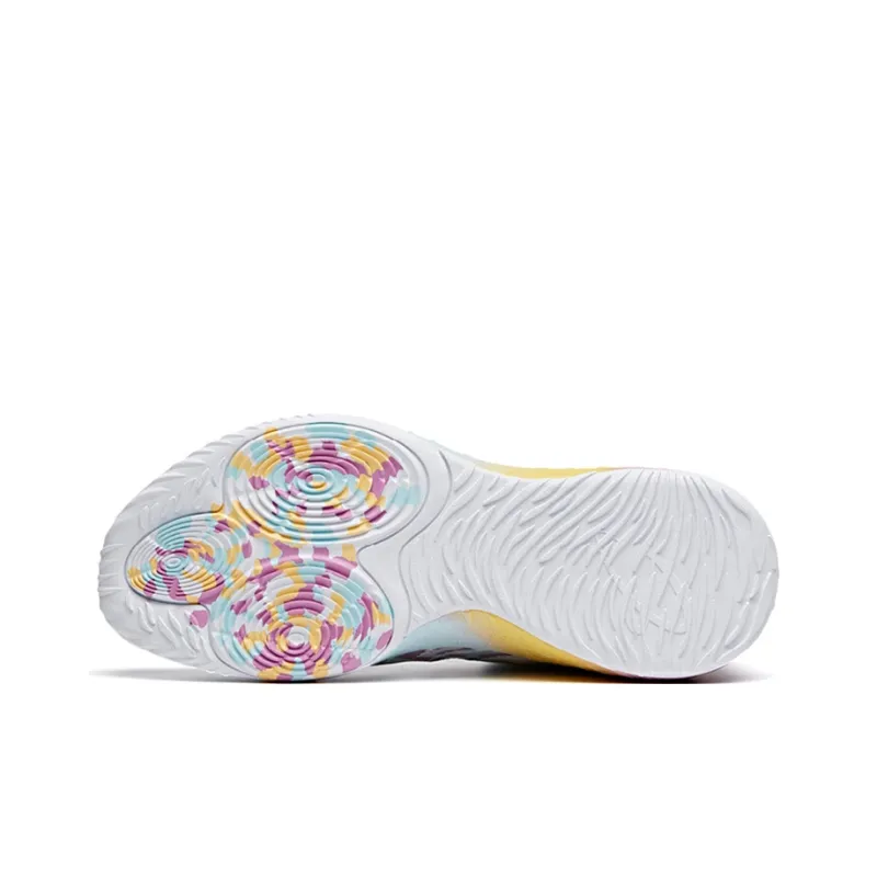 Anta GH1 Hayward GH1 Low Easter Low Top Performance Basketball Shoes Men's White Pink Purple-4