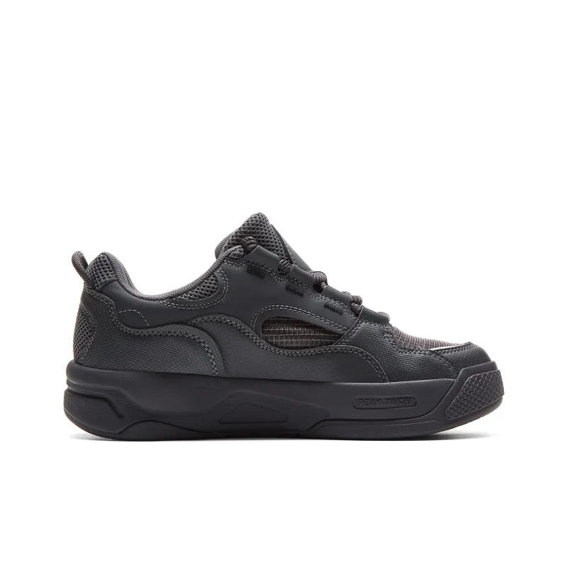 PEAK State Pole Roaming Cushioned Wear-Resistant Breathable Slip-Resistant Low-Top Skateboard Shoes Women's Dark Gray-1