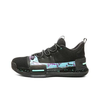 PEAK Flash Flash Route Wei Non slip Lightweight Low Top Basketball Shoes Black Green